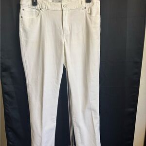 Chicos Platinum Denim Women's White Jeans